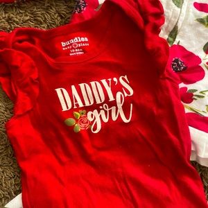 Toddler 3 piece Daddy’s girl sweatsuit